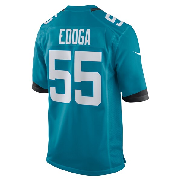 Chuma Edoga Jacksonville Jaguars Nike Team Game Jersey - Teal - Image 3