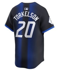 Alternative view of Spencer Torkelson Detroit Tigers Nike 2024 City Connect Limited Jersey - Navy