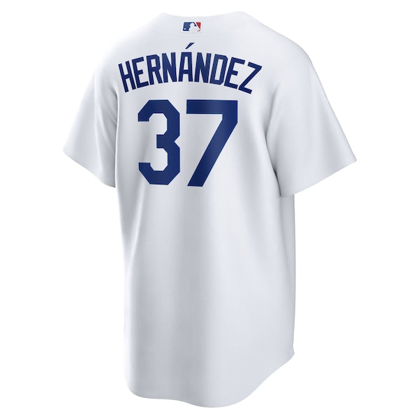 Teoscar Hernandez Los Angeles Dodgers Nike Home Replica Jersey - White - Image 3