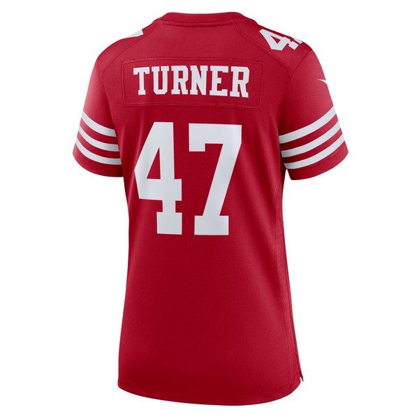 Ezekiel Turner San Francisco 49ers Nike Women's Team Game Jersey - Scarlet - Image 3