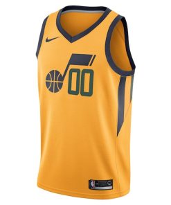 Alternative view of Utah Jazz Nike Swingman Custom Jersey - Statement Edition - Gold