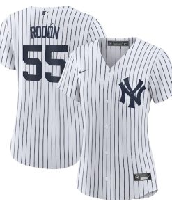 Carlos Rodon New York Yankees Nike Women's Home Official Player Jersey - White/Navy