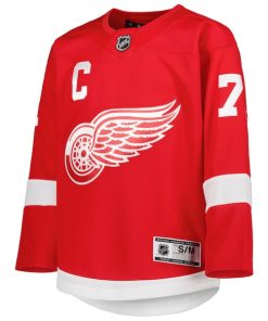 Alternative view of Dylan Larkin Detroit Red Wings Youth Home Premier Player Jersey - Red