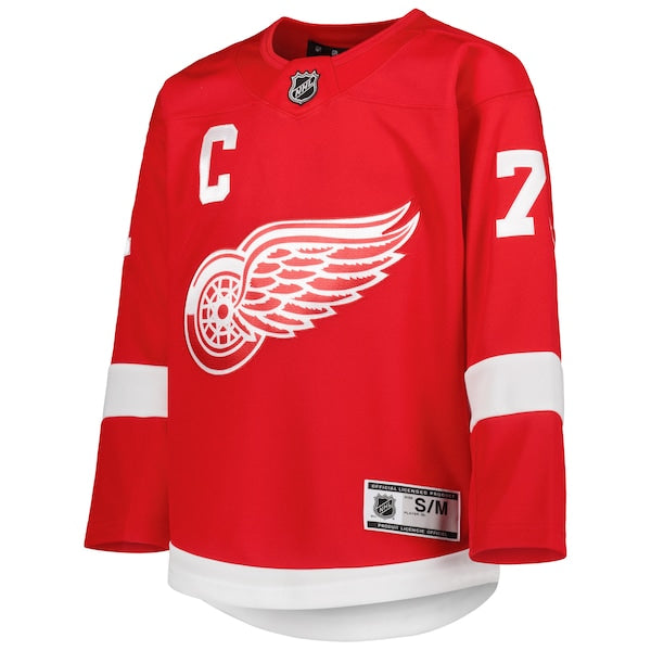Dylan Larkin Detroit Red Wings Youth Home Premier Player Jersey - Red - Image 2