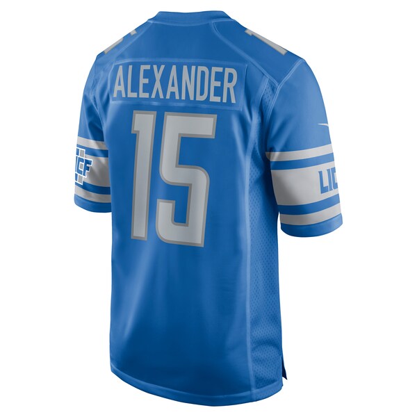 Maurice Alexander Detroit Lions Nike Player Game Jersey - Blue - Image 3