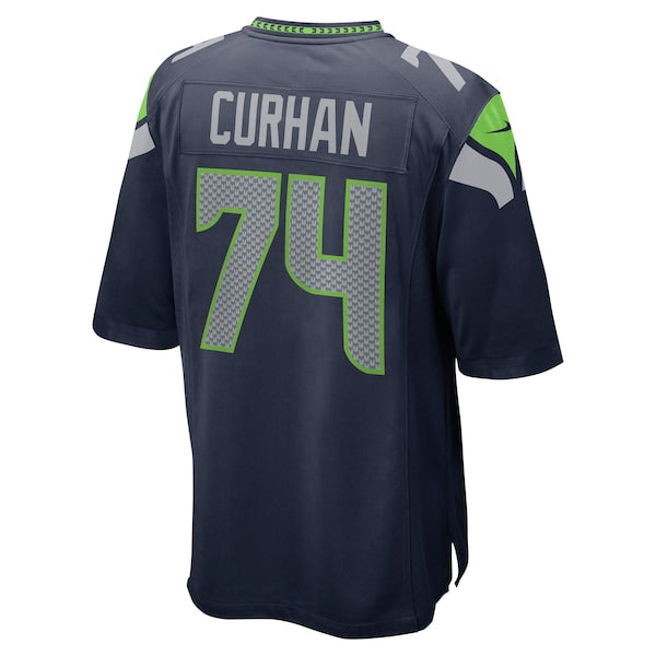 Jake Curhan Seattle Seahawks Nike Game Jersey - College Navy - Image 3