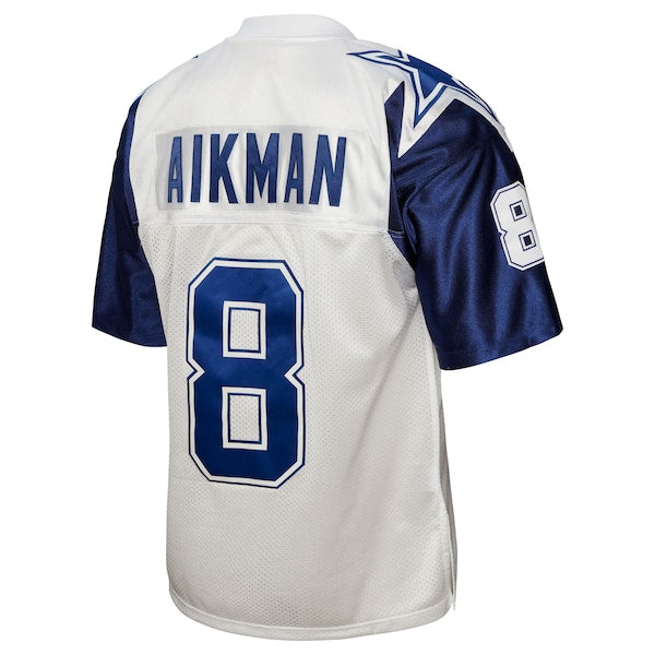 Troy Aikman Dallas Cowboys 1994 Authentic Throwback Retired Player Jersey - White - Image 3