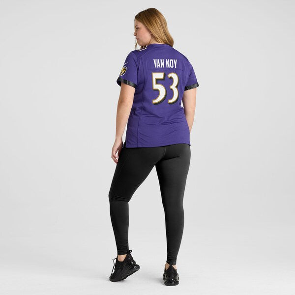 Kyle Van Noy Baltimore Ravens Nike Women's Game Jersey - Purple - Image 7