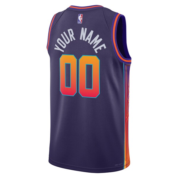 Phoenix Suns Nike Unisex 2023/24 Custom Swingman Jersey - Purple - City Edition - Image 3