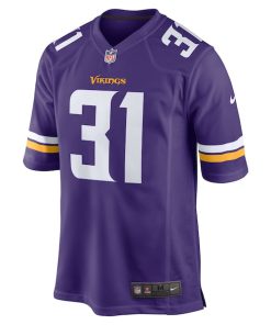 Alternative view of Khyree Jackson Minnesota Vikings Nike Game Jersey -  Purple
