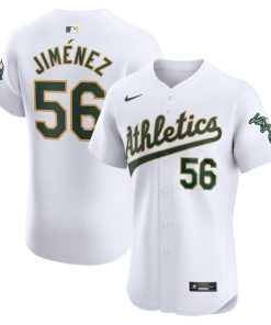 Dany Jimenez Oakland Athletics Nike Home Elite Player Jersey - White
