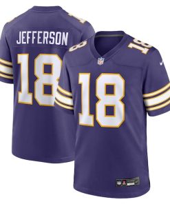 Justin Jefferson Minnesota Vikings Nike Classic Player Game Jersey - Purple