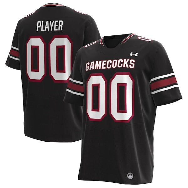 South Carolina Gamecocks Under Armour Alternate NIL Pick-A-Player Replica Football Jersey - Black/Garnet - Image 2