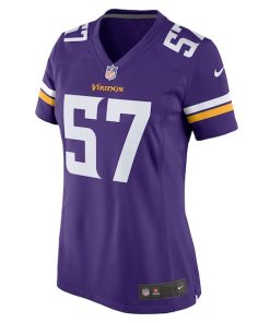 Alternative view of Ryan Connelly Minnesota Vikings Nike Women's Game Jersey - Purple