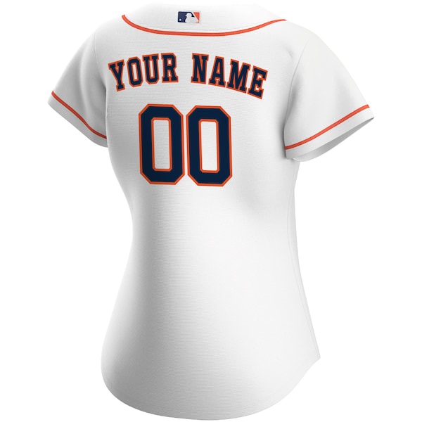 Houston Astros Nike Women's Home Replica Custom Jersey - White - Image 3
