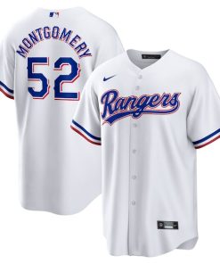 Jordan Montgomery Texas Rangers Nike Home Replica Player Jersey - White
