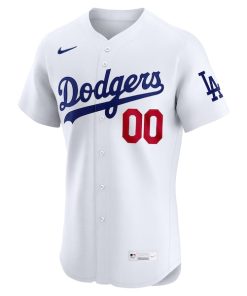 Alternative view of Los Angeles Dodgers Nike  Home Elite Pick-A-Player Retired Roster Jersey - White