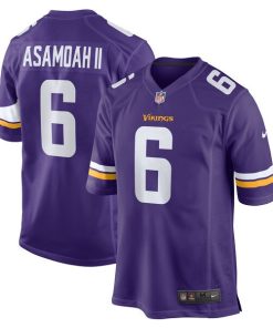 Brian Asamoah II Minnesota Vikings Nike  Game Jersey -  Purple