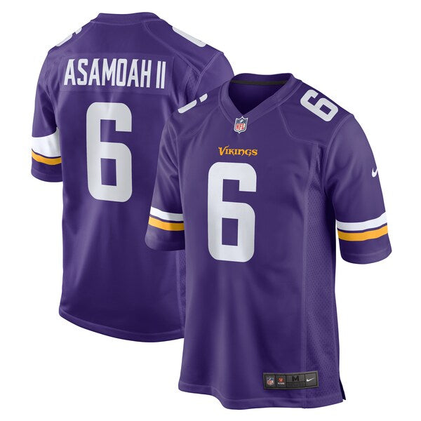 Brian Asamoah II Minnesota Vikings Nike Game Jersey - Purple