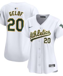 Zack Gelof Athletics Nike Women's Home Limited Player Jersey?¨C White