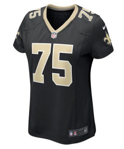 Alternative view of Taliese Fuaga New Orleans Saints Nike Women's  Game Jersey -  Black