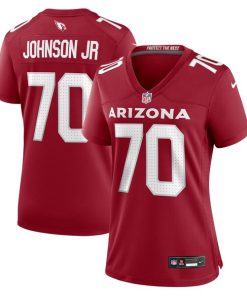 Alternative view of Paris Johnson Jr. Arizona Cardinals Nike Women's  Game Jersey -  Cardinal