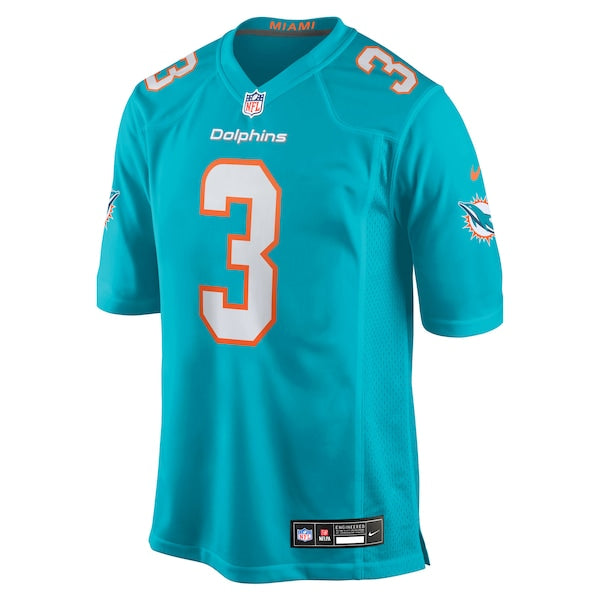 K.J. Britt Miami Dolphins Nike Team Game Jersey - Aqua - Image 2
