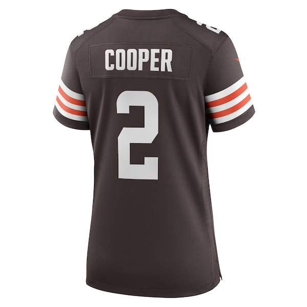 Amari Cooper Cleveland Browns Nike Women's Game Jersey - Brown/White - Image 4