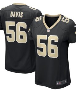 Demario Davis New Orleans Saints Nike Women's  Game Jersey -  Black