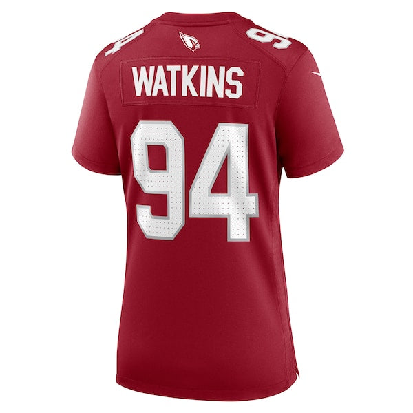 Carlos Watkins Arizona Cardinals Nike Women's Game Player Jersey - Cardinal - Image 5
