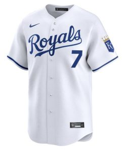 Alternative view of Bobby Witt Jr. Kansas City Royals Nike Alternate Limited Player Jersey - White