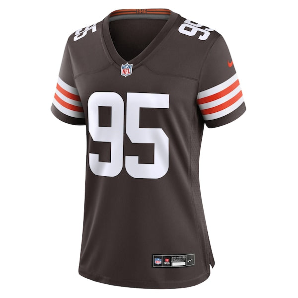 Myles Garrett Cleveland Browns Nike Women's Game Jersey - Brown - Image 2