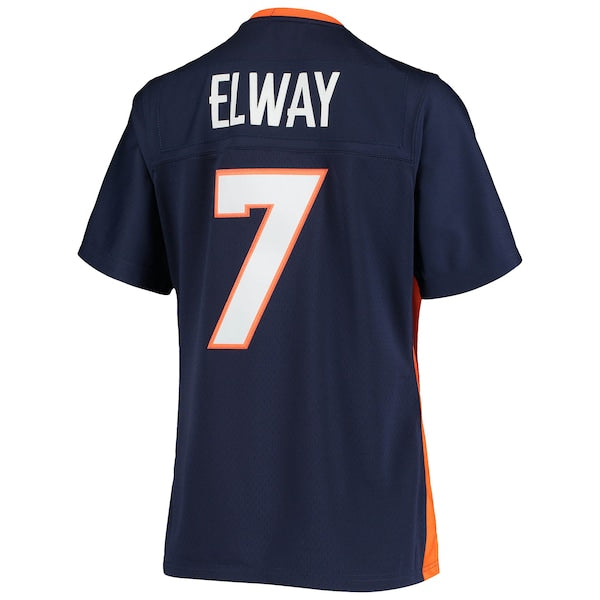 John Elway Denver Broncos Women's Legacy Replica Team Jersey - Navy - Image 3