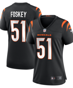 Isaiah Foskey Cincinnati Bengals Nike Women's Team Game Jersey -  Black