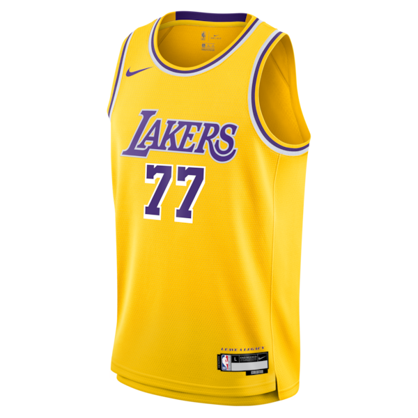 Luka Don?i? Los Angeles Lakers Nike Unisex Swingman Jersey - Icon Edition - Gold - Image 2