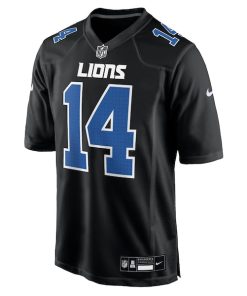 Alternative view of Amon-Ra St. Brown Detroit Lions Nike Carbon Fashion Jersey - Carbon Black