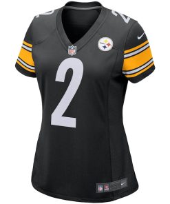 Alternative view of Mason Rudolph Pittsburgh Steelers Nike Women's Game Jersey -  Black