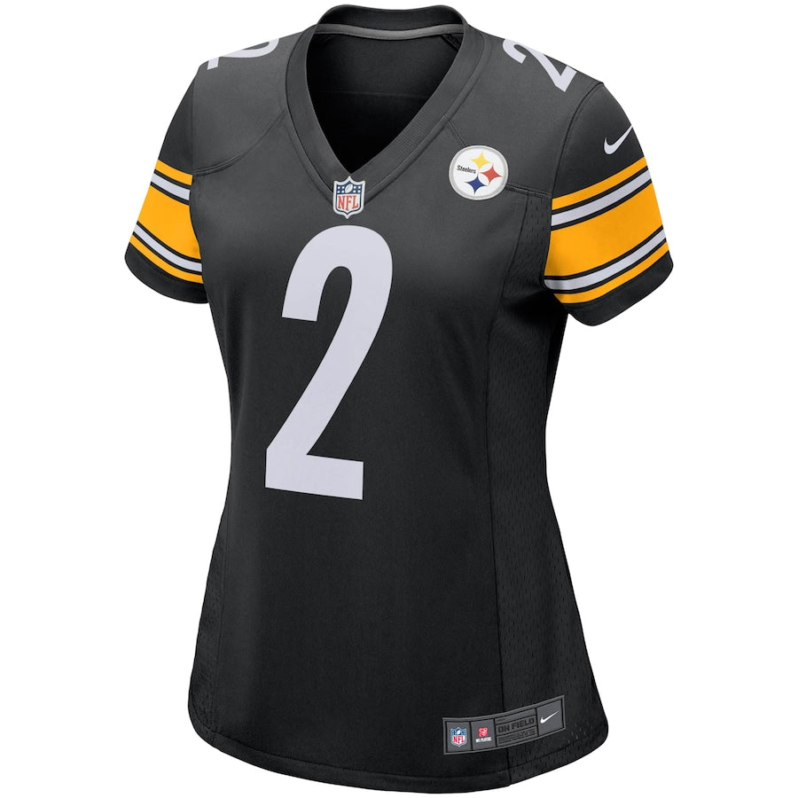 Mason Rudolph Pittsburgh Steelers Nike Women's Game Jersey - Black - Image 2