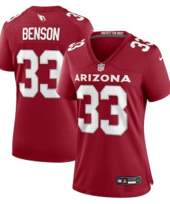 Trey Benson Arizona Cardinals Nike Women's  Game Jersey -  Cardinal