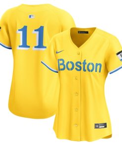 Rafael Devers Boston Red Sox Nike Women's City Connect Limited Player Jersey - Gold