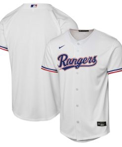Texas Rangers Nike Youth Home Replica Jersey - White
