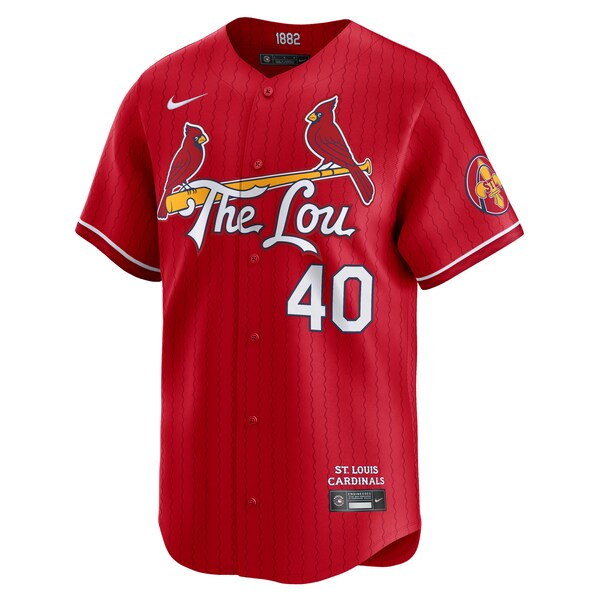 Willson Contreras St. Louis Cardinals Nike City Connect Limited Jersey - Red - Image 2