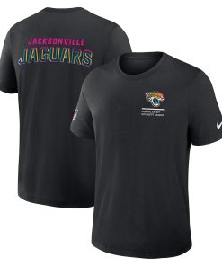 Jacksonville Jaguars Nike 2025 NFL Crucial Catch Tri-Blend Dri-FIT T-Shirt - Black