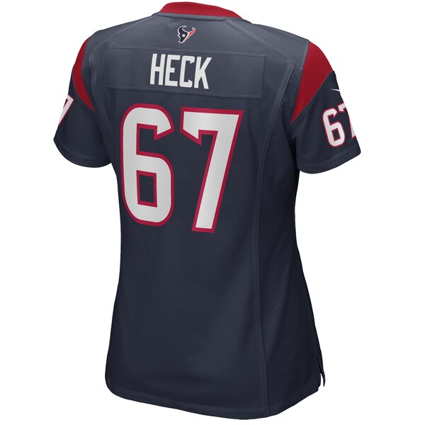 Charlie Heck Houston Texans Nike Women's Game Jersey - Navy - Image 3