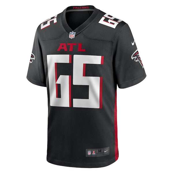 Matthew Bergeron Atlanta Falcons Nike Team Game Jersey - Black - Image 3