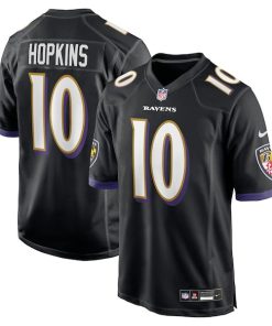 DeAndre Hopkins Baltimore Ravens Nike Alternate Game Jersey -  Black