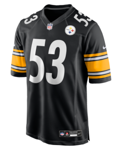 Alternative view of JaWhaun Bentley Pittsburgh Steelers Nike Team Game Jersey -  Black
