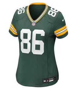 Alternative view of John FitzPatrick Green Bay Packers Nike Women's Team Game Jersey -  Green