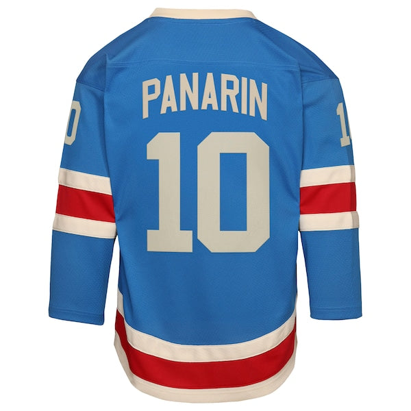 Artemi Panarin New York Rangers Youth Centennial Replica Jersey - Blue - Image 5