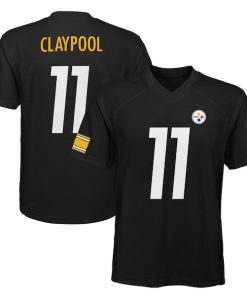 Chase Claypool Pittsburgh Steelers Youth Replica Player Jersey - Black